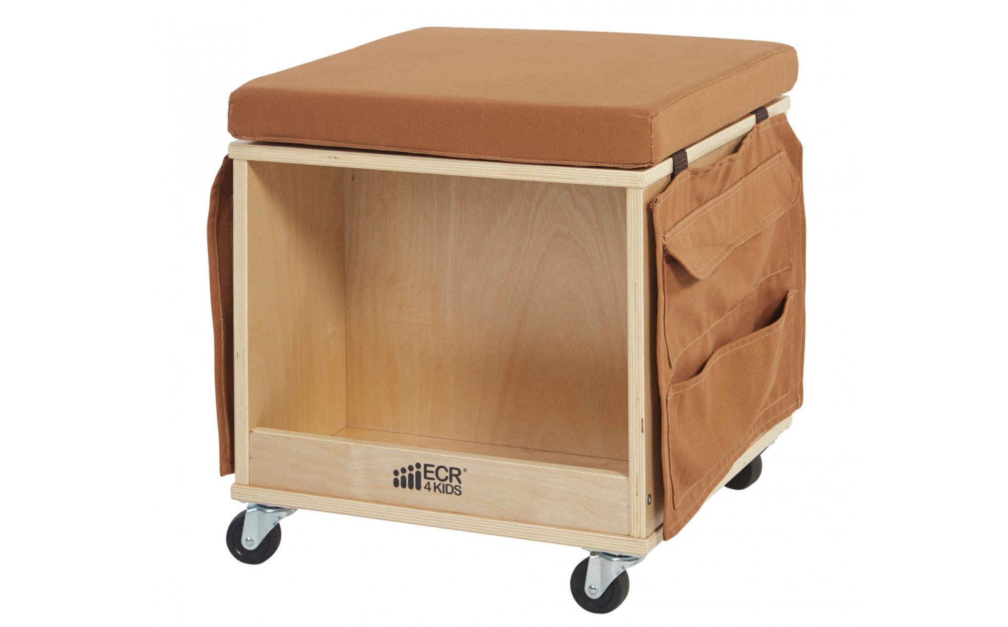 Rolling discount storage stool
