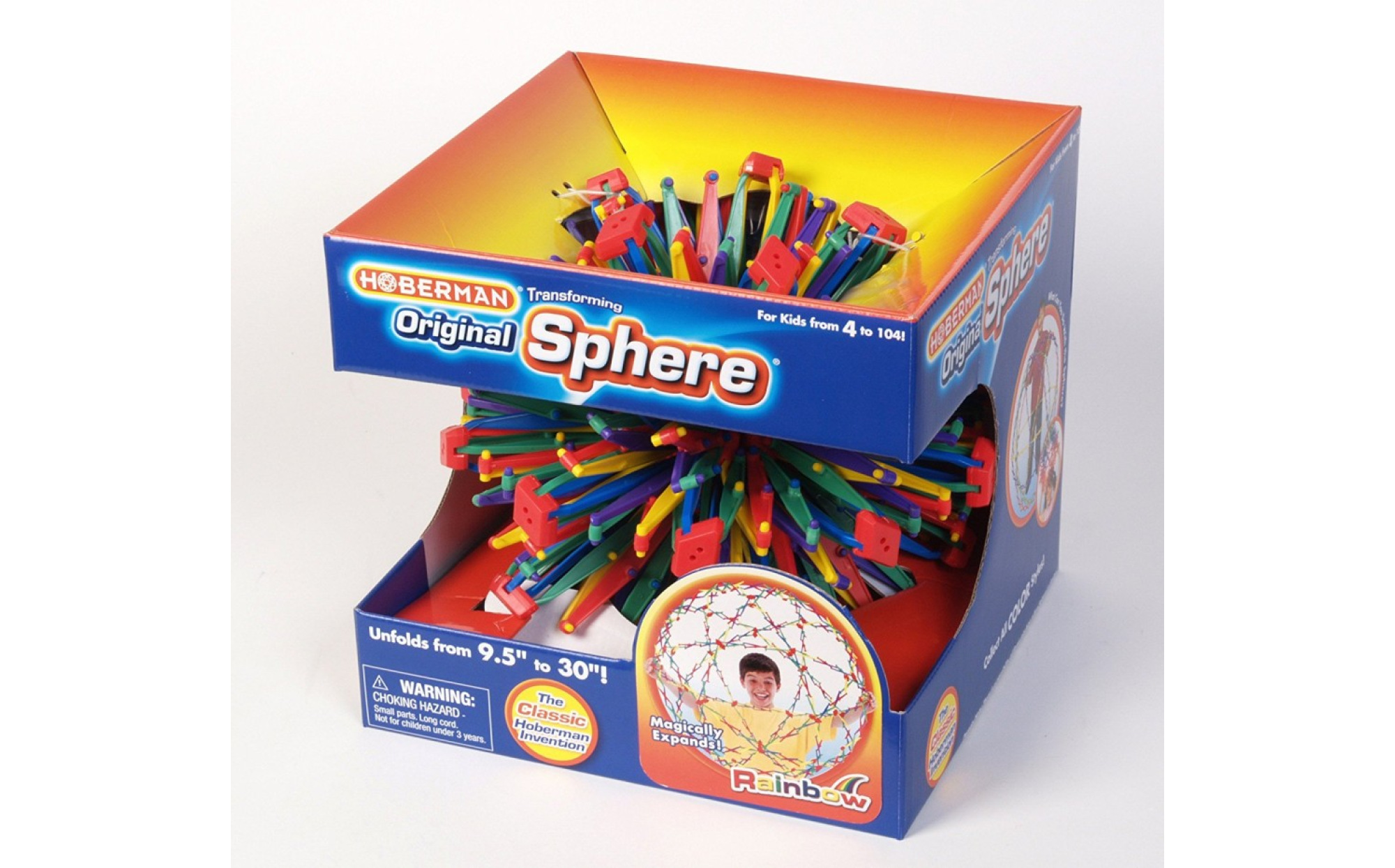 Original Hoberman Sphere Rainbow Child Life Specialist