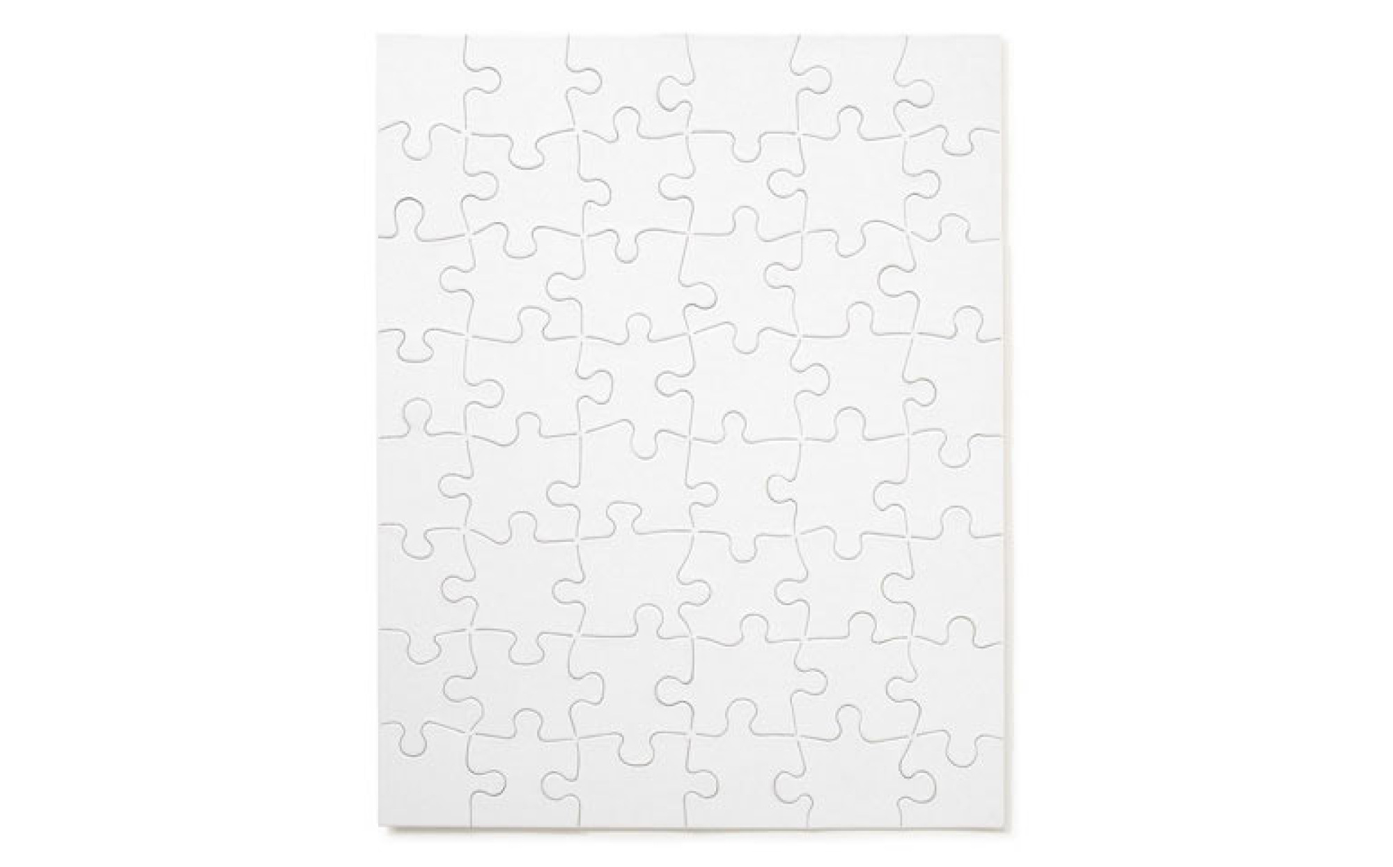 Large Blank Puzzle Art Therapy