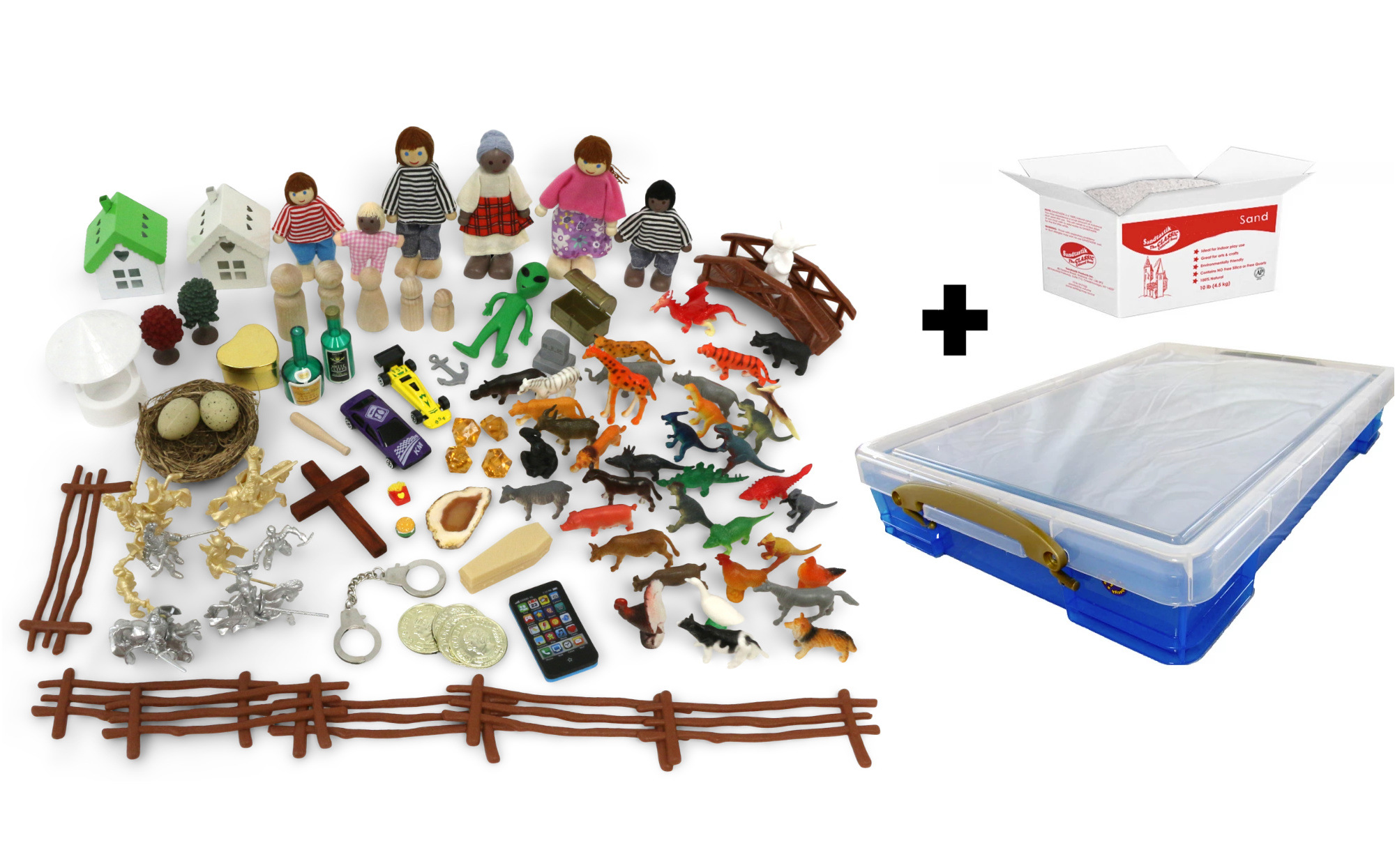 Sandplay Miniature Basic Starter Kit - Full Package – Sand Tray Therapy