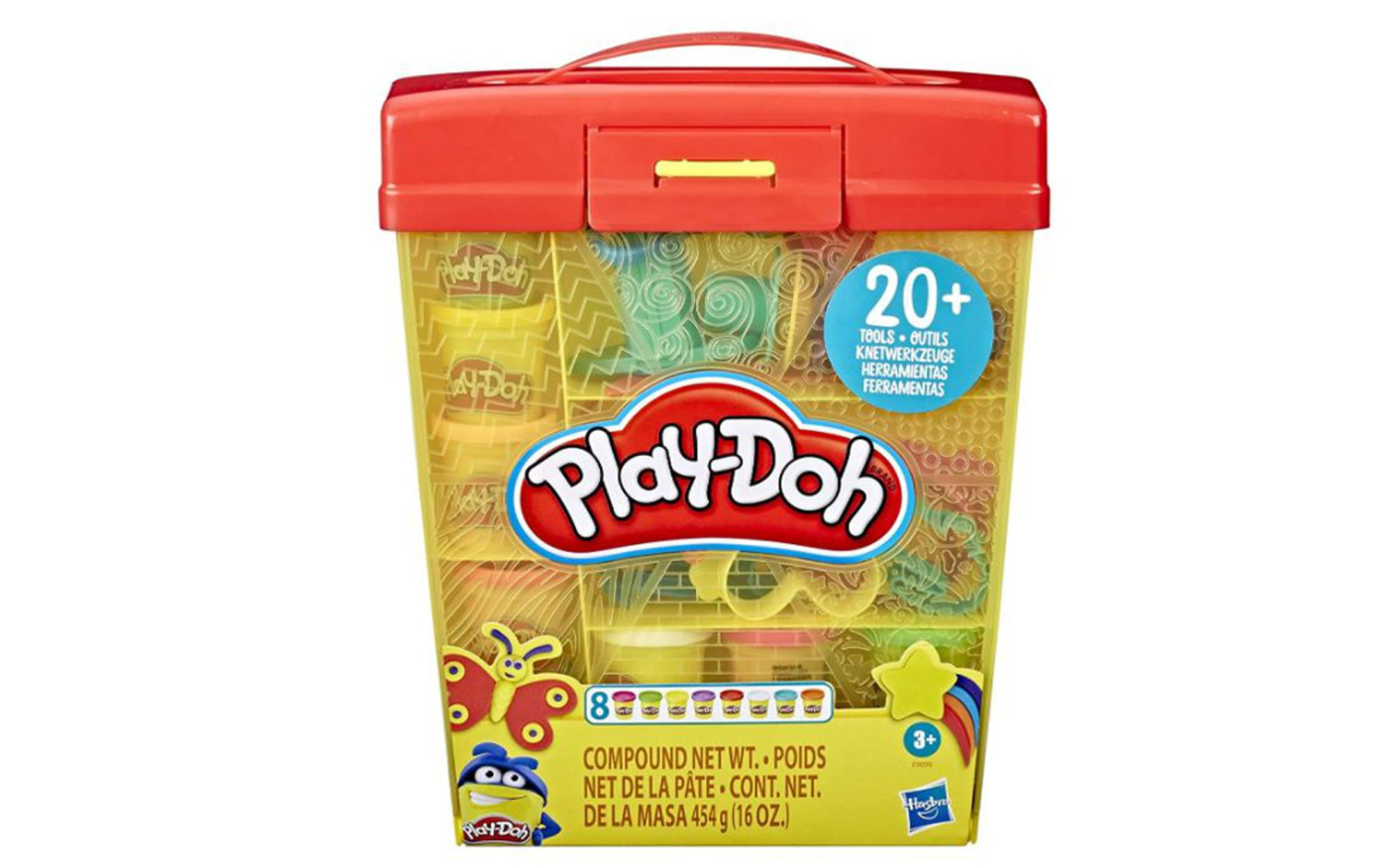 PlayDoh 20 Piece Tool & Storage Playset Play Therapy Toys