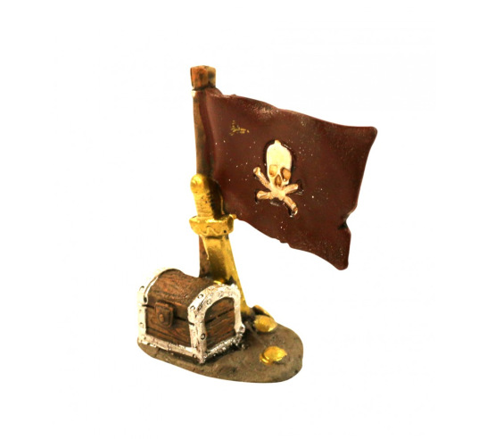 Jolly Roger with Treasure Chest