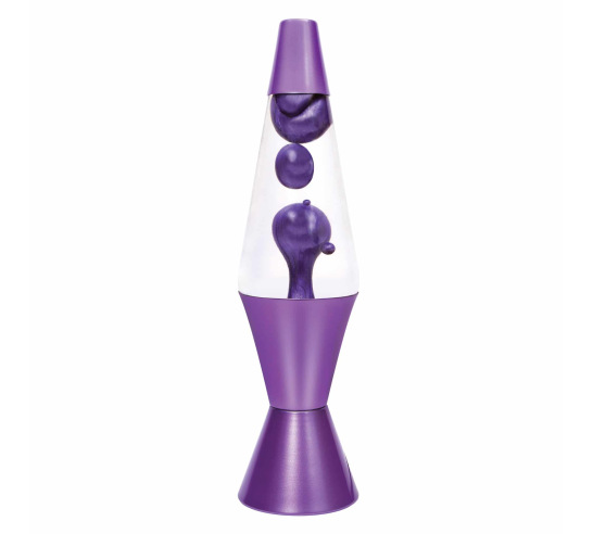 Lava Lamp - Metallic Purple/Clear