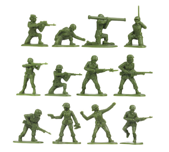 36 pieces Green Army Women