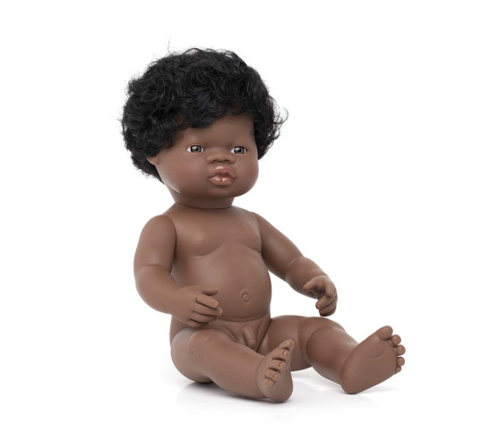 Anatomically Correct African Boy Doll
