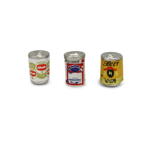Tiny Beer Cans (Set of 3)