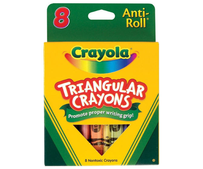 Crayola Triangular Crayons - 8 pc