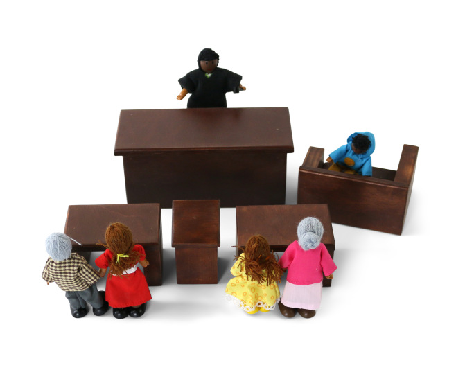 Teaching Court Room Set - Small - African American People