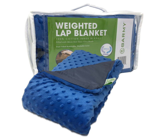 Weighted Lap Blanket - Small - Blue